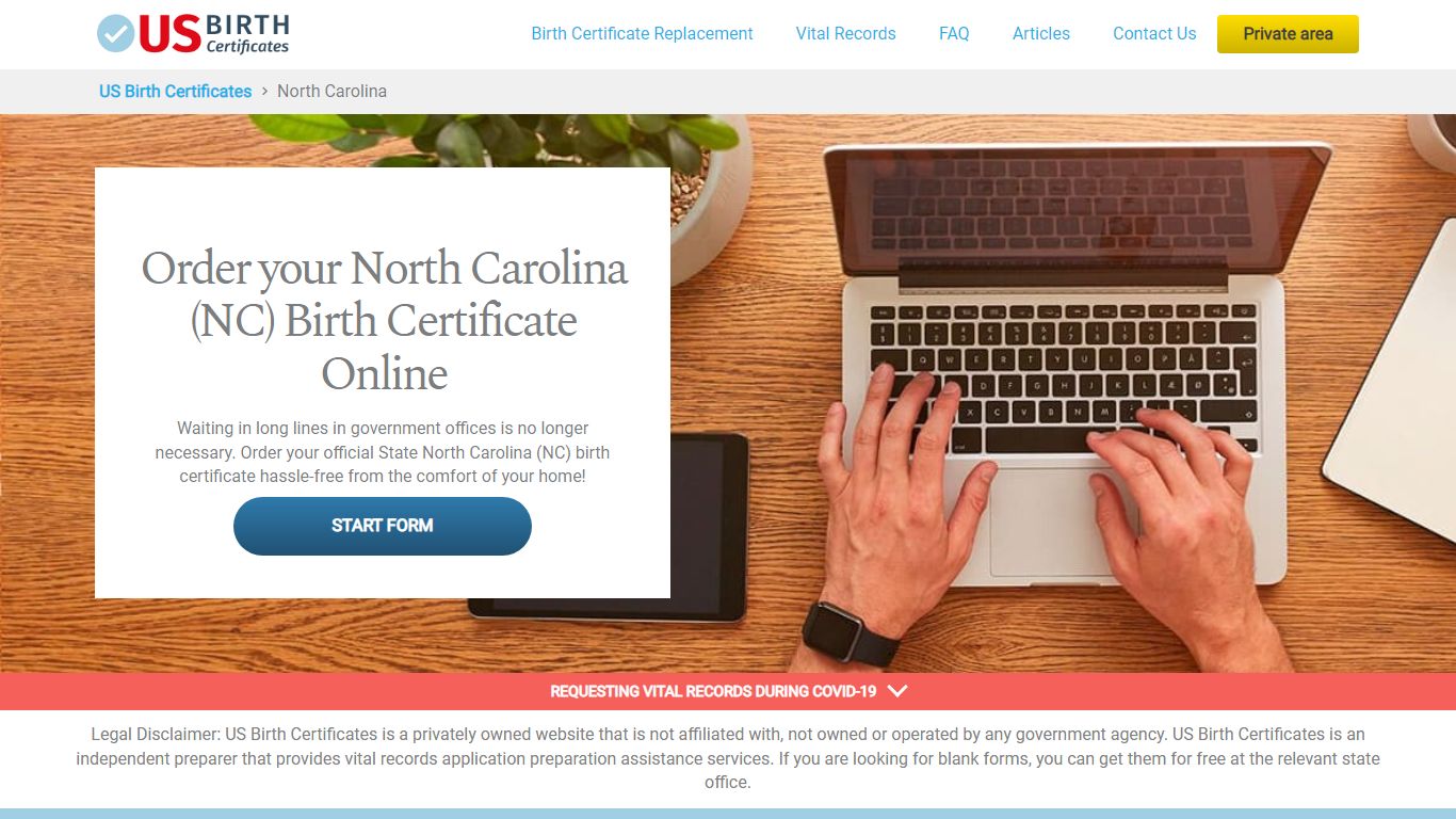 North Carolina (NC) Birth Certificate Online - US Birth Certificates